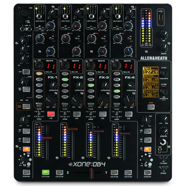 Allen & Heath XONE：DB4《デジタルDJ FX ミキサー》アレン＆ヒース ゾーン【送料無料】【smtb-u】【ご予約受付中】