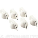 Fender Chicken Head Amplifier Knobs, White (6個)《ノブ》(ご予約受付中)