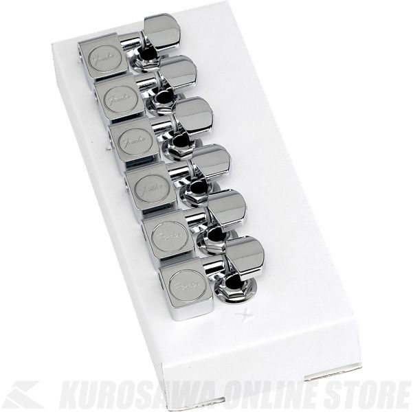 Fender American Standard Series Stratocaster/Telecaster Tuning Machines Chrome (6個)《ギターパーツ/ペグ》