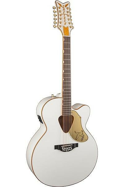 Gretsch G5022CWFE-12 Rancher Falcon Jumbo 12-String Cutaway Electric (White) 《エレアコ/12弦ギター》