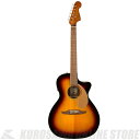Fender Acoustics Newporter Player, Walnut Fingerboard, Sunburst 【ケーブルプレゼント!】