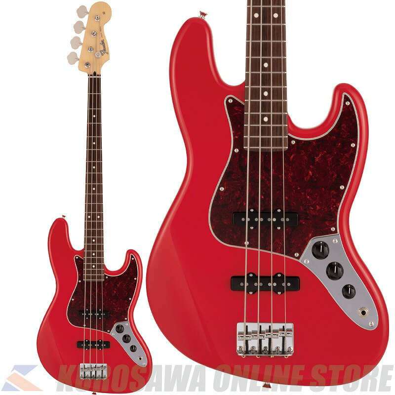 Fender Made in Japan Hybrid II Jazz Bass Rosewood Modena Red【ケーブルセット!】