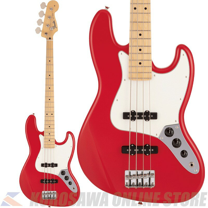 Fender Made in Japan Hybrid II Jazz Bass Maple Modena Red【ケーブルセット!】