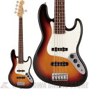 Fender Made in Japan Hybrid II Jazz Bass V Rosewood 3-Color SunburstyP[uZbgz