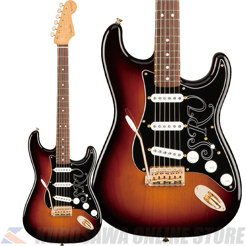 Fender Stevie Ray Vaughan Stratocaster, Pau Ferro 3-Color Sunburst 【アクセサリープレゼント】