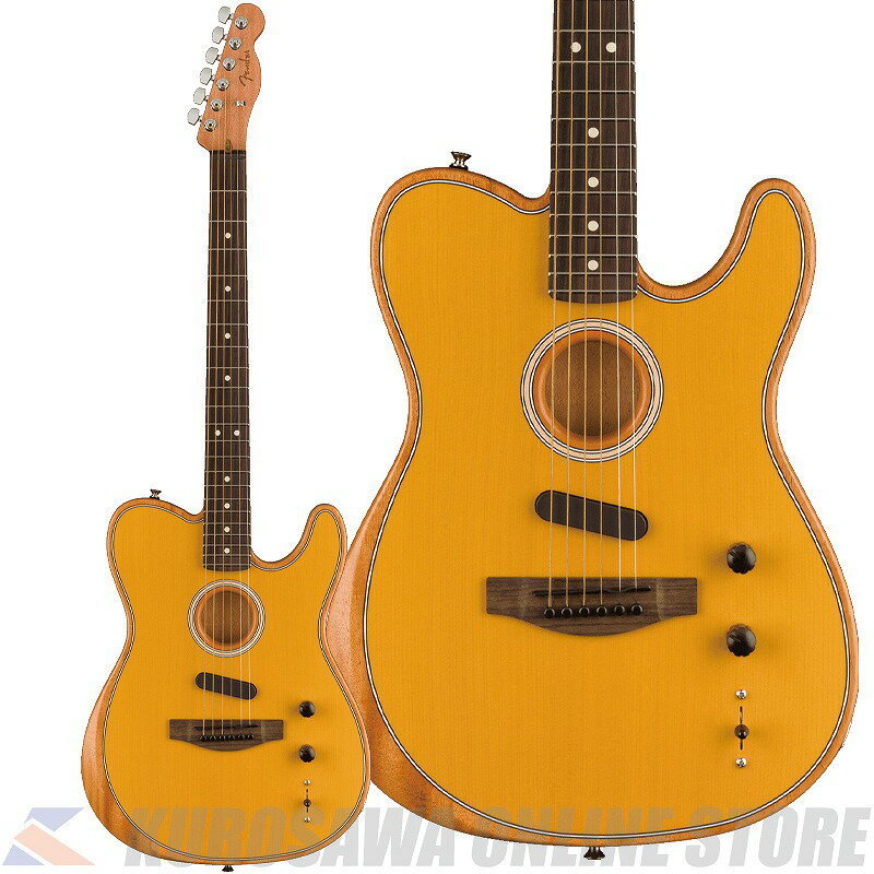 Fender Acoustasonic Player Telecaster, Rosewood, Butterscotch Blonde yP[uv[gz