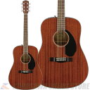Fender Acoustics CD-60S Dreadnought, Walnut Fingerboard, All-Mahogany【アクセサリープレゼン...