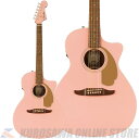 Fender Acoustics FSR Newporter Player, Walnut Fingerboard, Shell Pink yʌz