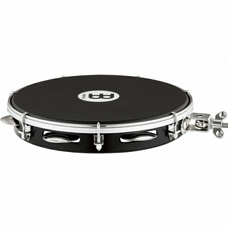 Meinl マイネル Traditional ABS Pandeiro With Holder Black [PA10A-BK-NH-H] パンデイロ 