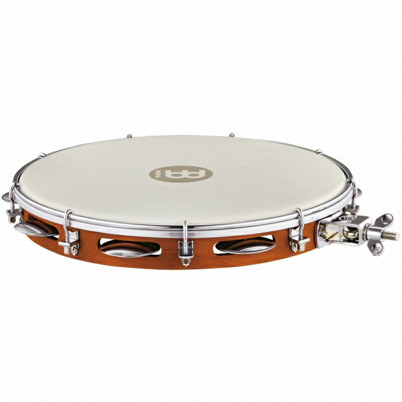 Meinl マイネル Traditional Wood Pandeiro With Holder Chestnut [PA12CN-M-TF-H] (パンデイロ)