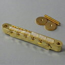 Montreux Selected Parts / ABR-1 style Bridge wired Gold with Nylon saddles [8771] 1960年代以降のサドルワイヤー付きタイプ。ナイロンサドル仕様です。インチ規格となっており、Gibson等に適合いたします。