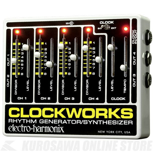 electro-harmonix Clockworks [Rhythm Generator/Synthesizer] (ꥺޥ/󥻥)