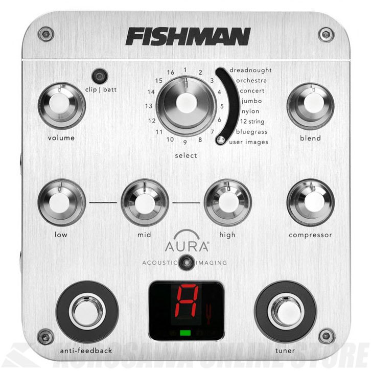 Fishman Aura Spectrum DI Preamp [PRO-AUR-SPC] (アコースティックギター用プリアンプ/DI)(ご予約受付中)【ONLINE STORE】【ONLINE STORE】