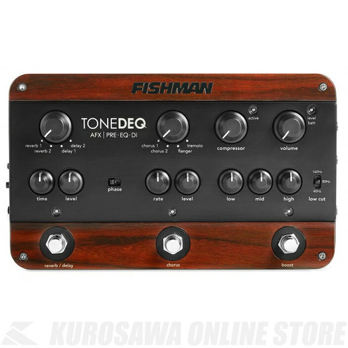 Fishman ToneDEQ Preamp EQ [PRO-DEQ-AFX] (アコースティックギター用プリアンプ/DI/エフェクター)【ONLINE STORE】