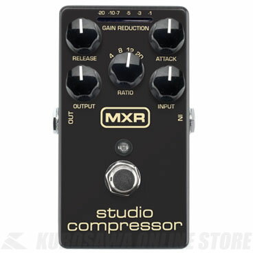 MXR M76 Studio Compressor クラシックなスタジオタイプのコンプレッサーをペダルサイズに収納 GHT；コンスタントヘッドルームテクノロジーでクリアーでクリーンなサウンド LEDゲインリダクション表示　