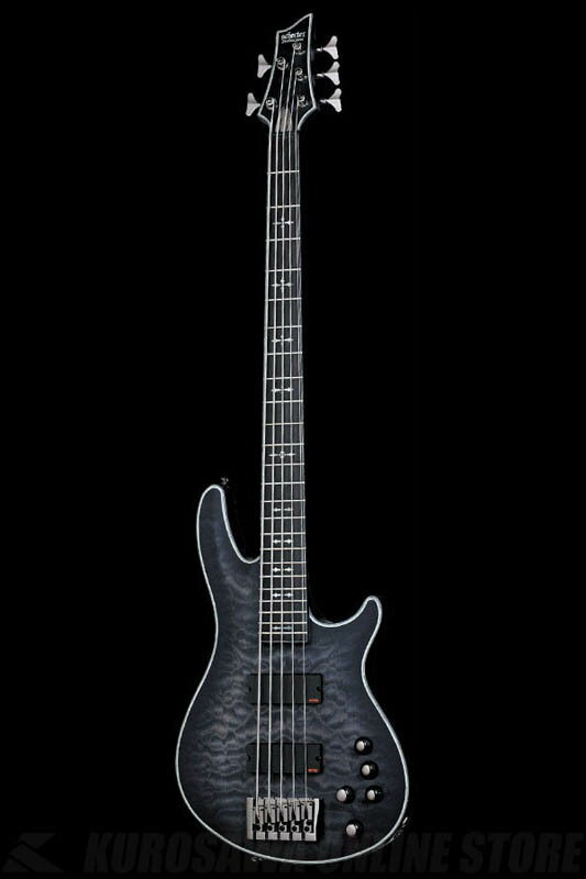 Schecter Diamond Series HELLRAISER EXTREME 5 See Thru Black Satin(STBLS)[AD-HR-EX-BASS-5/STBLS](5弦ベース)(送料無料)(お取り寄せ）