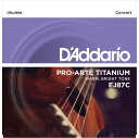 D'Addario Titanium Ukulele, Concert EJ87C [EJ87C] sRT[gENptylR|Xz