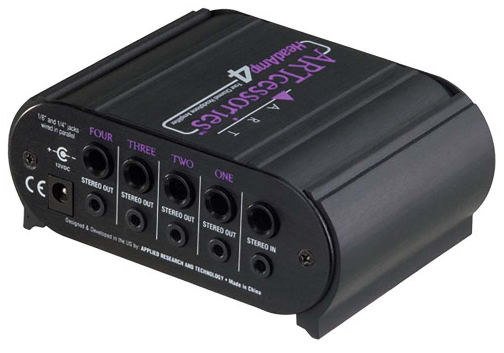 昭和32年創業の老舗　クロサワ楽器のART Head Amp4 《4chヘッドフォンアンプ》 【送料無料】｜アングル2