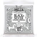 ERNIE BALL #2406 Ernesto Palla Black & Silver Nylon Classical Guitar StringssNVbNM^[tylR|Xzy\tz