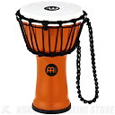 - MEINL Jr.DJEMBE - MEINL Jr.DJEMBEは、7"のコンパクトなボディーながら音量も大きく素晴らしいトーンが出ます。 軽量なシンセティックシェルの為、どんな機会にもさっと掴んで出かけるのに最適な楽器です。 ヘッドは予めストレッチされたロープでしっかりと締められチューニングの保持が良く、 ボディ、ヘッドともにシンセティックを使用している為、夏、高温多湿な日本の環境にも耐性があり、 コンディションを気にせず楽しむことができます。 アウトドアでのジャムセッションの集まりや、インドアでのリズムティーチングなど様々な用途で活躍します。 ■ サイズ：7"(ヘッド) × 12 1/2"(高さ)