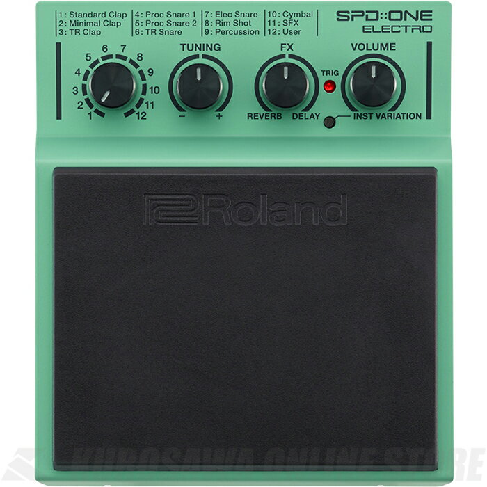 Roland SPD::ONE Series SPD-1E Electro (パーカッションパッド)(送料無料)(6月24日発売・ご予約受付中)