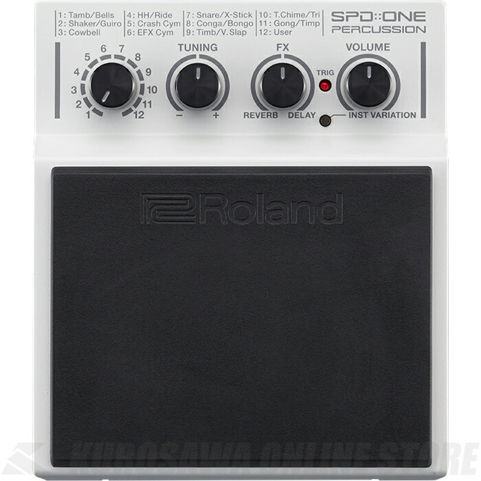 Roland SPD::ONE Series SPD-1P Percussion (パーカッションパッド)(送料無料)(6月24日発売・ご予約受付中)