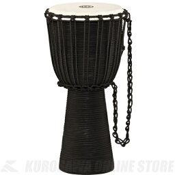 Meinl HEADLINER SERIES ROPE TUNED WOOD DJEMBES Black River SERIES HDJ3-M (ジャンベ)（ご予約受付中）