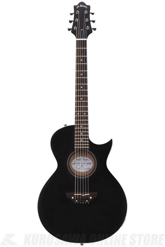 GrassRoots Acoustic Series G-AC-50N (See Thru Black Satin) (アコースティックギター/エレアコ)(送料無料) 【ご予約受付中】