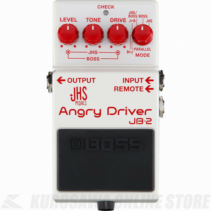 【パッチケーブルプレゼント！】BOSS x JHS Pedals JB-2 Angry Driver (エフェクター/ディストーション)(送料無料)（ご予約受付中）