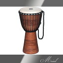 Meinl }Cl Original African Style Rope Tuned Wood Djembe 10