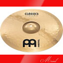 MEINLの新シリーズClassics Customには、Classicsシリーズの他のシンバルと比べて錫の含有量が多いB12ブロンズ合金が使用されています。 このシリーズは、コンピュータ制御によるハイテクな製造工程と、ブリリアントフィニッシュによる魅力的でモダンなルックスと非常に優れた音質が特徴です。 野心的なロックやヘビイメタルドラマー向きの、リッチで音楽的なサウンドを生み出せます。 【特徴】 ・B12ブロンズ合金製 ・コンピュータ制御によるハイテクな製造工程 ・優れた音質とモダンなルックス Specification 17"Medium Crash