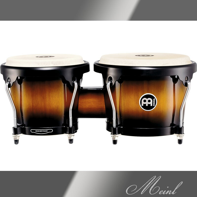 Meinl マイネル Headliner Series Wood Bongo 6 3/4 &8 Vintage SunBurst [HB100VSB] 木製ボンゴ