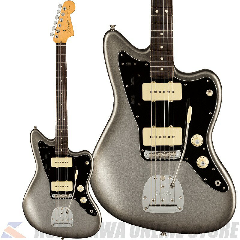 Fender American Professional II Jazzmaster, Rosewood, Mercury 【高級ストラッププレゼント】(ご予約受付中)