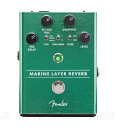 -Fender MARINE LAYER REVERB PEDAL（マリンレイヤー・リバーブ）- MARINE LAYER REVERBには、クラシックなHALLリバーブやROOMリバーブ、そしてモダンなSHIMMERリバーブといった複数のリバーブタイプを搭載しています。 エフェクトがミュートされてもリバーブテールが続くスピルオーバー仕様で、スムーズで自然なリバーブテールが得られます。 リバーブはあらゆるセッティングにおいて不可欠な要素です。 立体的で奥行のあるサウンドから、ウェットできらびやかなトーンまで、あらゆるリバーブに対応するMarine Layer Reverbは、空間を鮮やかに彩ります。 クラシックはHallリバーブやRoomリバーブ、そしてモダンなShimmerリバーブといった複数のリバーブタイプを搭載しています。 エフェクトがミュートされてもリバーブが続くスピルオーバー仕様で、スムーズなリバーブテイルが得られます。 フェンダーが誇るエキスパートたちによってデザインされたMarine Layer Reverbは、完全オリジナルの回路を採用しています。無数のプレイヤーたちの協力を得て開発されたこのストンプボックスは、ステージでの使いやすさが徹底的に追及されています。 軽量かつ耐久性の高いアルマイト製のボディ、そしてAmp Jewel LEDは、フェンダーならではのクラシックなルックを演出しています。 LEDバックライトを搭載したノブは、ステージ上でも抜群の視認性を誇ります。また迅速で簡単な電池交換を可能にする、マグネット式9V電池ホルダーを採用。 -spec- Effect Type Reverb Controls Reverb Time,Damping,Pre Delay, Type Toggle(Hall/Room/Special),Variation Toggle(1/2), Filter Toggle(On/Off),Effect Level,Effect Mute Footswitch Inputs 1×1/4" Instrument Output 1×1/4" Instrument Power Requirements 9-Volt Battery or DC Negative AC Adaptor Power Consumption 71mA Input Inpedance 1M ohm Output Inpedance 1k ohm Material Anadized Aluminum Color Green