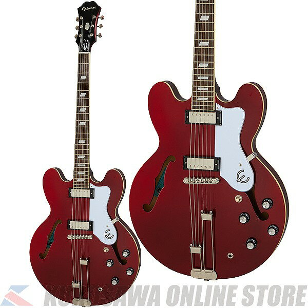 Epiphone Riviera Sparkling Burgundy [EORSBUNH1]【高性能ケーブルプレゼント！】(ご予約受付中)