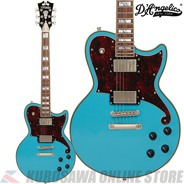 D'Angelico Deluxe Brandon Niederauer Atlantic Sonic Blue 【高性能ケーブルプレゼント！】(ご予約受付中)【ONLINE STORE】