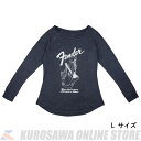 -Fender Mermaid Women's Long Sleeve, Navy- フェンダーを象徴するStratocasterをモチーフにしたロングスリーブTシャツに込められたメッセージ 「You won’t part with yours either」これは単なる広告メッセージではなく、私たちが世界一のギター、ベース＆アンプメーカーであるという自信を表しています。 ※商品画像はサンプル画像となります。 -SPECIFICATIONS- カラー：Navy 原産国：CN 素材：60/40 Cotton Poly モデル番号：9190145506 スタイル：T-Shirt