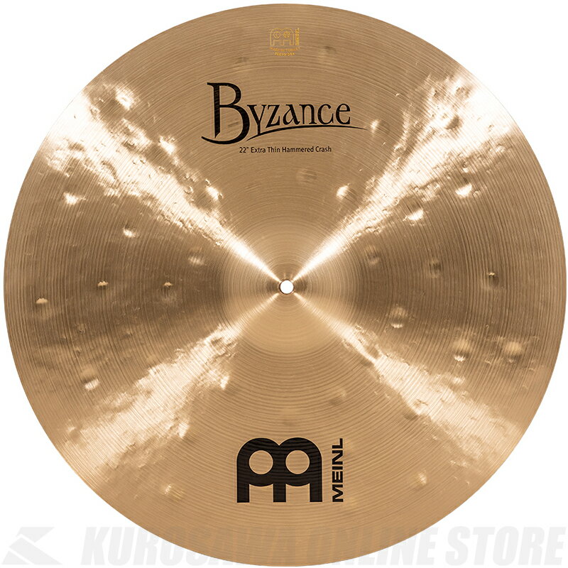 Meinl マイネル Byzance Traditional シリーズ Extra Thin Hammered Crash 22