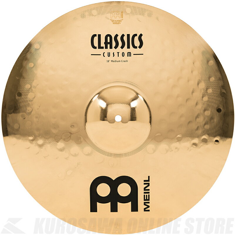 Meinl マイネル Classics Custom Brilliant シリーズ Crash 18" [CC18MC-B] クラッシュシンバル