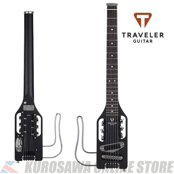 TRAVELER GUITAR Ultra-Light Electric Lefty Matte Black 《ハムバッカーPU搭載》【ストラッププレゼント】(ご予約受付中)