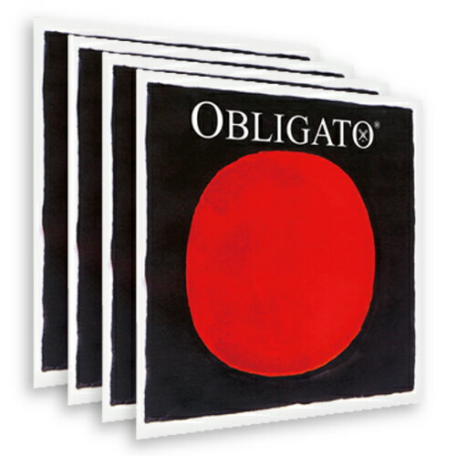 【セットバイオリン弦】Pirastro Obligato/オブリガート（E線ループエンド/ゴールド）【ネコポス】