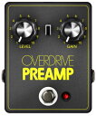 JHS Overdrive Preampは、DODの最も愛されているペダルの非常に入手困難なV1を忠実に再現しています。コントロールはシンプルでLevelコントロールは回路全体の出力を調整し、信号をカットまたはブーストすることができます。 このバージョンのLEVELコントロールは、#75のオリジナル配線からモディファイ(補正)を施し、より多くのボリュームを得ることができるようになりました。 Gainコントロールは、オーバードライブ回路内のゲイン量を調整します。Gainを上げると、オーバードライブセクションのオペアンプへの入力をプッシュしてハード・クリッピングさせることで、より多くのクリッピングを生み出します。 また、オリジナルのDOD 250には搭載されていなかったスライダー・スイッチもJHS Pedals Overdrive Preampには追加されています。 #75 "Big Box "ペダルの研究中、Joshは全く異なるクリッピング・アレンジメントを採用した2台目(Non Serial)の最初期型Big Boxユニットを入手しました。 このスイッチを切り替えることでクリッピングダイオードにゲルマニウム・ダイオード採用した#75とシリコンダイオードを採用したNon Serialの2つのサウンドバリエーションを試すことが可能です。 ・入出力端子：インプット、アウトプット ・コントロール：LEVEL、GAIN、モード切替スイッチ ・電源：DC9V センターマイナス JAN：0650415212460 Overdrive Preampは、JHS Pedalsのオーナー Josh Scottが2019年に存在しないと思われていたペダルと出会ったことから始まります。 それは、Josh Scott自身を始めとする誰もが初期型と思い込んでいた「GrayBox 」250ペダル以前のDOD Overdrive Preampだったのです。 DODというよりElectro-Harmonix®に似た金属板を折り曲げたグレーの大型の筐体に収められ、文字やDODのロゴは異なりますが1970年代のヴィンテージDODの魅力やクセのある感じはそのままの“250”モデルナンバーが ないOverdrive Preampだったのです。 ペダルのバックプレートに貼られたシールには「DOD Electronics Company 」と表記され、創業者であるDavid Oreste Di Francescoの自宅住所と、「75 」という数字が記載されていました。1年後のDavid本人へのインタビューによると、Josh Scottは 75台目のDODペダルであり、最初に販売された10台のDOD Overdrive /Preamps (250)のうちの1台を発見したとのことがわかりました。 このストンプボックスは、"America's Pedal "の起源を象徴し、ペダルの歴史家にとっては死海文書が発見されたのと同じようなものです。