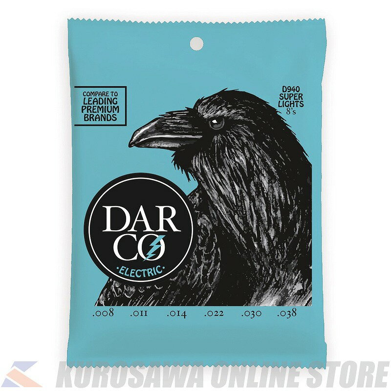 Martin Darco Electric Guitar Strings (Super Light)[D940]【ネコポス】