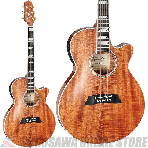 -100series Thinline- 新たなラインナップとなる操作性を重視したシンラインシリーズ。 ソリッドギターと同等のボディ厚ながら、アコースティックサウンドを遜色なく奏でることが可能です。 全モデルに小型の100シリーズボディを採用し、630mmショートスケール(スティール弦)とすることで抜群のプレイアビリティを実現しています。 新開発の専用プリアンプはシンプルながらノッチフィルターを装備した実力派。 新たなライブギアとして、新次元のライブパフォーマンスを実現します。 ■SPECIFICATIONS ・TOP：HAWAIIAN KOA (ARCHED) ・BACK：HAWAIIAN KOA (ARCHED) ・SIDES：HAWAIIAN KOA ・NECK：MAHOGANY ・FINGER BOARD：EBONY ・SCALE：630mm ・NUT WIDTH：42.5mm ・PRE-AMP：CT-IIIN (TSP) ・POSITION MARK：SQUARE ・COLOR：N (gloss) ・WITH SEMIHARD CASE：SH-100T ※画像はサンプルとなっております。実際の商品とは若干異なる場合がございますのであらかじめご了承下さい。