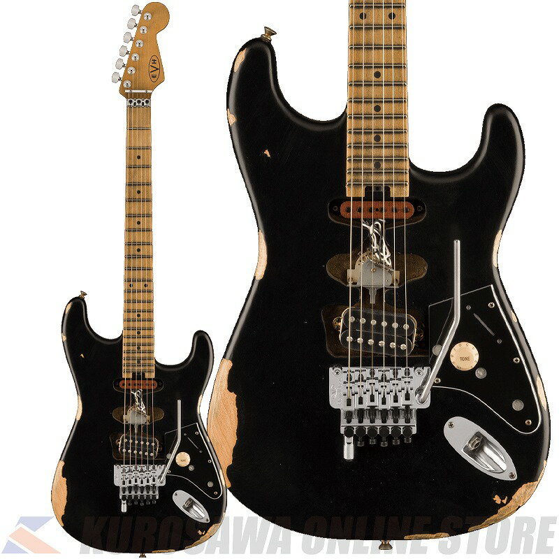 EVH Frankenstein Relic Series, Maple Fingerboard, Black (ご予約受付中)