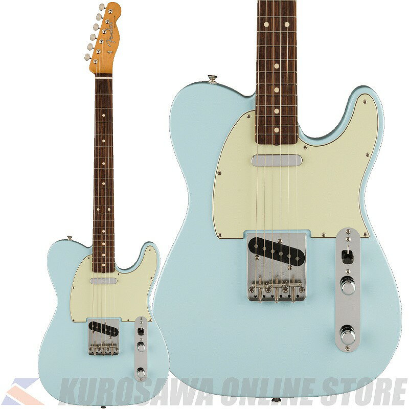 Fender Vintera II 60s Telecaster, Rosewood, Sonic Blue y\P[uv[gz(\t)