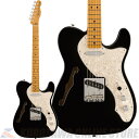 Fender Vintera II 60s Telecaster Thinline, Maple, Black y\P[uv[gz(\t)