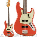 Fender Vintera II 60s Jazz Bass, Rosewood, Fiesta Red 【高性能ケーブルプレゼント】(ご予約受付中)