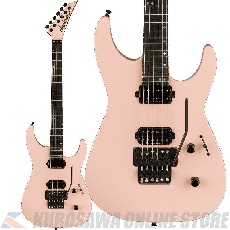 Jackson American Series Virtuoso, Streaked Ebony, Satin Shell Pink (\t)