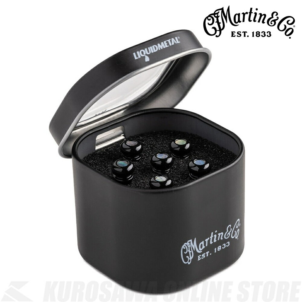 Martin LIQUID METAL PINSET W/PAUA DOT BLK[18APP0015]ԥꥭåɥ᥿֥åԥ